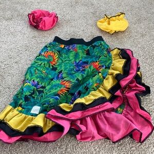 Girls, Carmen Miranda, or flamenco dancer Halloween costume